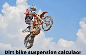 dirt bike suspension calculator