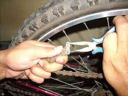 how to remove dirt bike chain