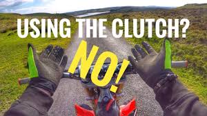 When should I use the clutch on the bike?