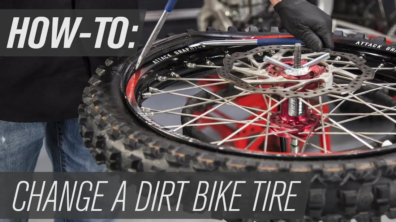 how to change a dirt bike tire