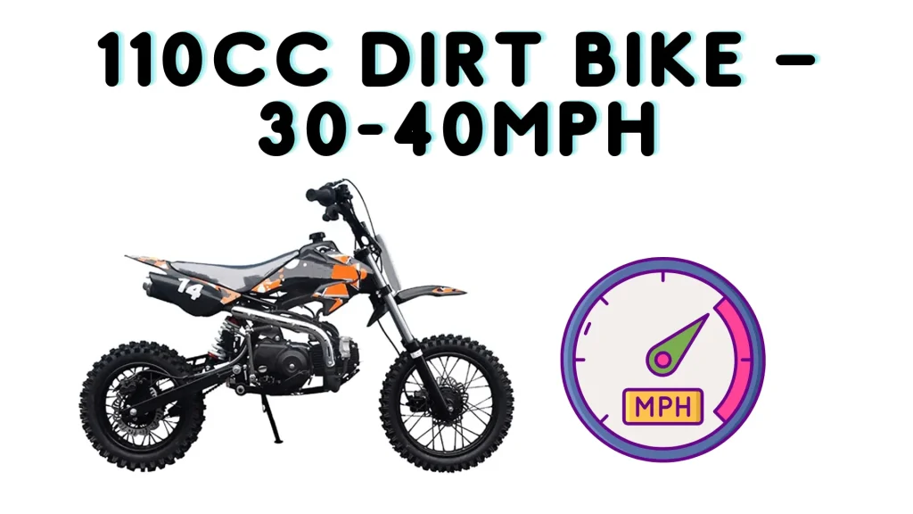 110cc Dirt Bike – 30-40mph