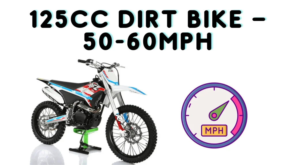 125cc Dirt Bike – 50-60mph